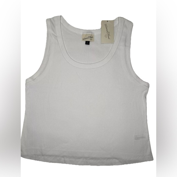 Women’s Slim Fit Scoop Neck Tank Top Size XXL White Universal Thread - Picture 6 of 7